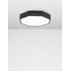 Sandy Black Aluminium Matt White Acrylic Diffuser LED 24 Watt 230 Volt 1380Lm 3000 IP20 D: 40 H: 6 cm 9001491