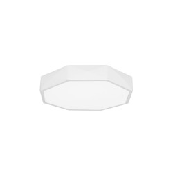 Sandy White Aluminium Matt White Acrylic Diffuser LED 24 Watt 230 Volt 1380Lm 3000 IP20 D: 40 H: 6 cm 9001492