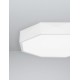 Sandy White Aluminium Matt White Acrylic Diffuser LED 24 Watt 230 Volt 1380Lm 3000 IP20 D: 40 H: 6 cm 9001492