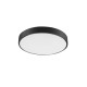 Sandy Black Aluminium Matt White Acrylic Diffuser LED 24 Watt 230 Volt 1380Lm 3000 IP20 D: 40 H: 5 cm 9001531