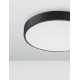 Sandy Black Aluminium Matt White Acrylic Diffuser LED 24 Watt 230 Volt 1380Lm 3000 IP20 D: 40 H: 5 cm 9001531