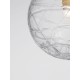 Brass Gold Metal Clear Glass LED E27 1x12 Watt 230 Volt IP20 Bulb Excluded D: 25 H: 200 cm 9006042