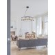 Matt Black Metal& Clear Glass (220 pcs)LED G9 9x5 Watt 230 Volt IP20 Bulb ExcludedD: 70 H: 210 cm Adjustable Height