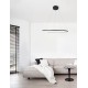 Sandy Black Aluminium  & Acrylic LED 30 Watt 220 Volt 1480Lm 3000 IP20D: 70 H: 200 cm 9010023