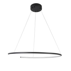 Sandy Black Aluminium  & Acrylic LED 30 Watt 220 Volt 1480Lm 3000 IP20D: 70 H: 200 cm 9010023