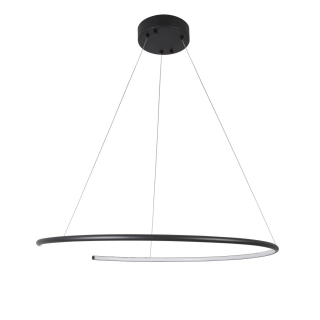 Sandy Black Aluminium  & Acrylic LED 30 Watt 220 Volt 1480Lm 3000 IP20D: 70 H: 200 cm 9010023