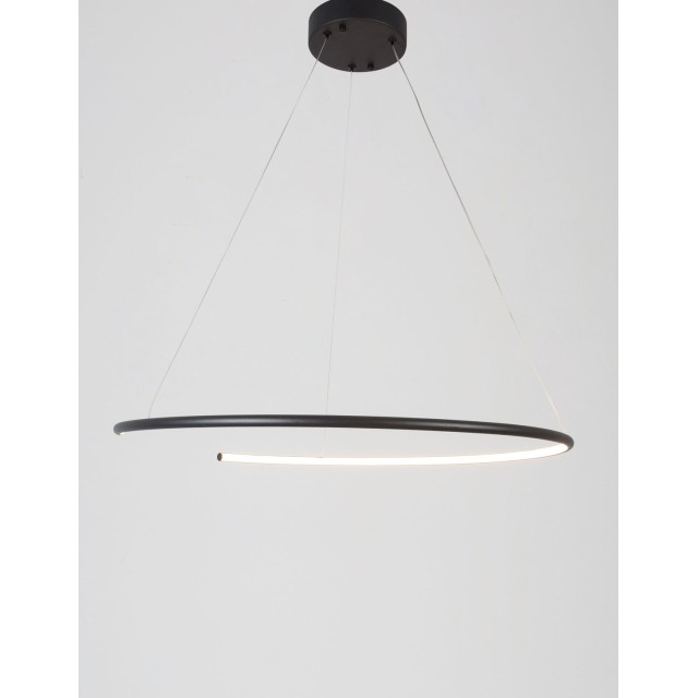 Sandy Black Aluminium  & Acrylic LED 30 Watt 220 Volt 1480Lm 3000 IP20D: 70 H: 200 cm 9010023