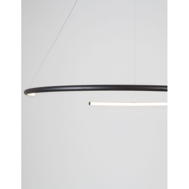 Sandy Black Aluminium  & Acrylic LED 30 Watt 220 Volt 1480Lm 3000 IP20D: 70 H: 200 cm 9010023