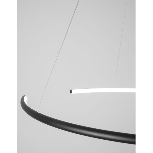Sandy Black Aluminium  & Acrylic LED 30 Watt 220 Volt 1480Lm 3000 IP20D: 70 H: 200 cm 9010023