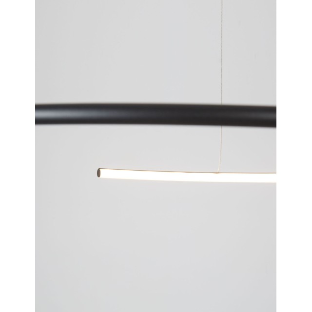 Sandy Black Aluminium  & Acrylic LED 30 Watt 220 Volt 1480Lm 3000 IP20D: 70 H: 200 cm 9010023