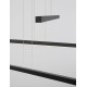 Sandy Black Aluminium & Acrylic LED 40 Watt 230 Volt 2890Lm 3000 IP20 L: 55 W: 55 H: 180 cm 9010033