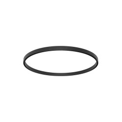 Sandy Black AluminiumCircle For Surface MountedD: 150 cm