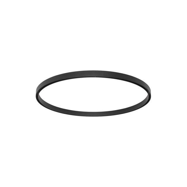 Sandy Black AluminiumCircle For Surface MountedD: 150 cm