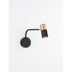 Φωτιστικό Τοίχου Pongo Αλουμινίου Μαύρο LED GU10 9010221 Nova Luce