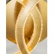Brass Gold Aluminium & Acrylic LED 48 Watt 230 Volt 3036Lm 2928K IP20 D1: 30 D2: 40 W: 40 H: 13 cm 9011137