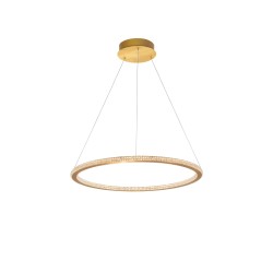 Brass Gold Aluminium & Acrylic LED 48 Watt 230 Volt 3264Lm 2935K IP20 D: 60 H: 150 cm 9011138