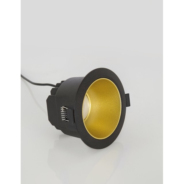 Black Aluminium 10W Cree D:10 H:7 980Lm 3000K IP20