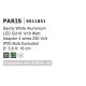 Sandy White Aluminium LED GU10 1x10 Watt Adaptor 4 wires 230 Volt IP20 Bulb Excluded D: 5.6 H: 16 cm