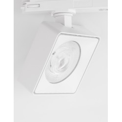 Sandy White Aluminium 20W 220- 240V L:9.5 H:15.5 1160Lm 3000K IP20