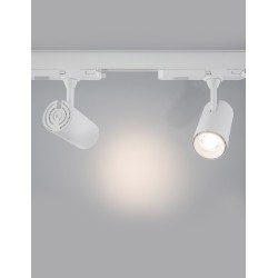 Sandy White Aluminium 20W 220- 240V D:6 H:18 2100Lm 3000K IP20