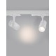 Sandy White Aluminium 20W 220- 240V D:6 H:18 2100Lm 3000K IP20