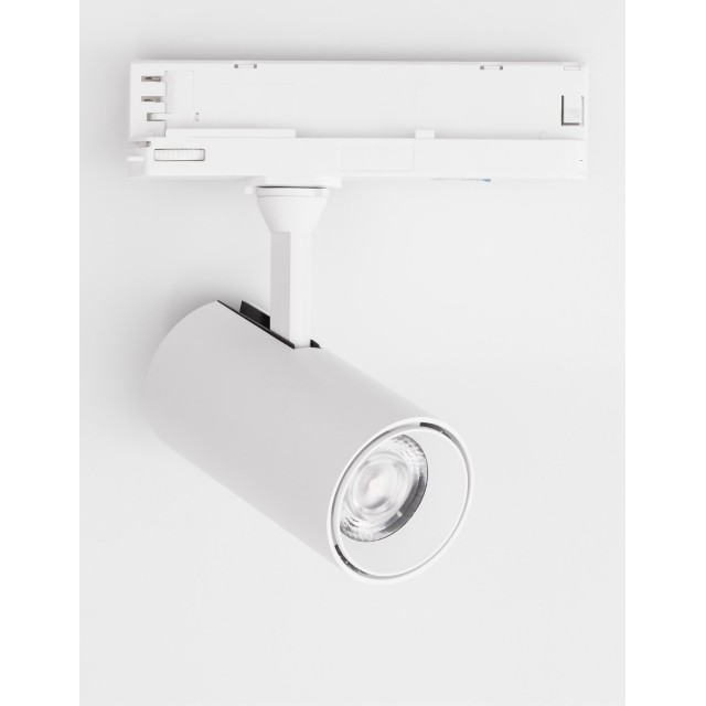 Sandy White Aluminium 20W 220- 240V D:6 H:18 2100Lm 3000K IP20