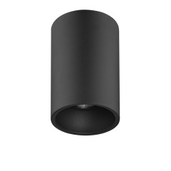 Sandy Black Aluminium LED GU10 1x10 Watt IP20 220-240 Volt Bulb Excluded D: 9.6 H: 14 cm