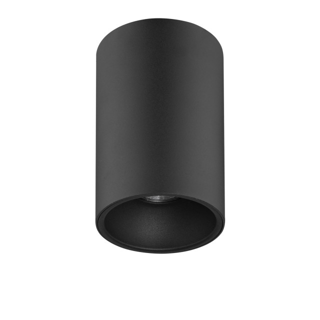 Sandy Black Aluminium LED GU10 1x10 Watt IP20 220-240 Volt Bulb Excluded D: 9.6 H: 14 cm