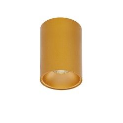 Gold Aluminium LED GU10 1x10 Watt IP20 220-240 Volt Bulb Excluded D: 9.6 H: 14 cm