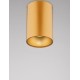 Gold Aluminium LED GU10 1x10 Watt IP20 220-240 Volt Bulb Excluded D: 9.6 H: 14 cm