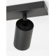Sandy Black Aluminium LED GU10 2x10 Watt IP20 220-240 Volt Bulb Excluded D: 35 W: 6 H: 12.7 cm