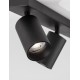 Sandy Black Aluminium LED GU10 3x10 Watt IP20 220-240 Volt Bulb Excluded D: 55 W: 6 H: 12.7 cm