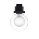 Sandy Black Aluminium & Glass 5W DC24V Philips D:10 H:15 380Lm 3000K IP20