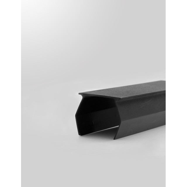 Cutable Cover For Magnetic RailSandy Black PVC CoverL: 1 met