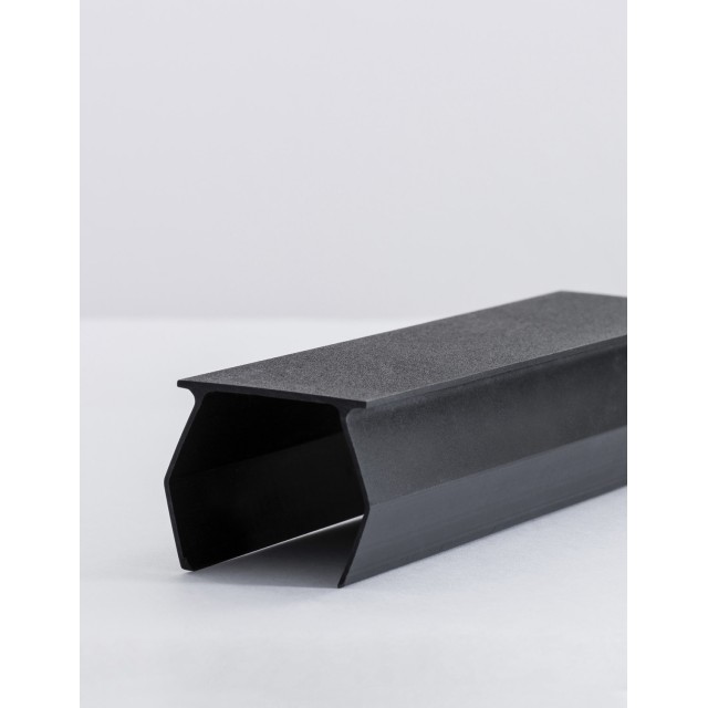 Cutable Cover For Magnetic RailSandy Black PVC CoverL: 1 met