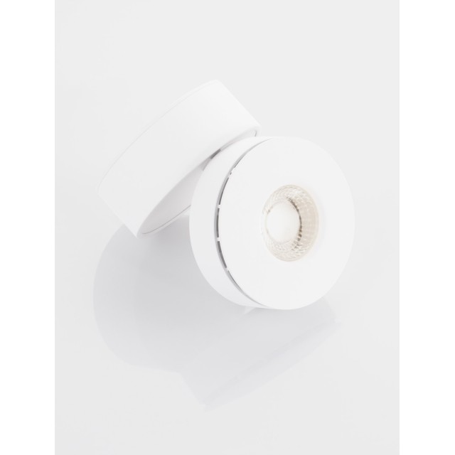 Sandy White Aluminium LED 15 Watt IP20 220-240 Volt 900Lm Cree 3000K D: 10 H: 7 Adjustable Driver Included