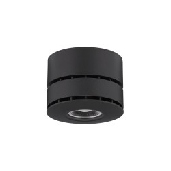 Sandy Black Aluminium LED 15 Watt IP20 220-240 Volt 900Lm Cree 3000K D: 10 H: 7 Adjustable Driver Included