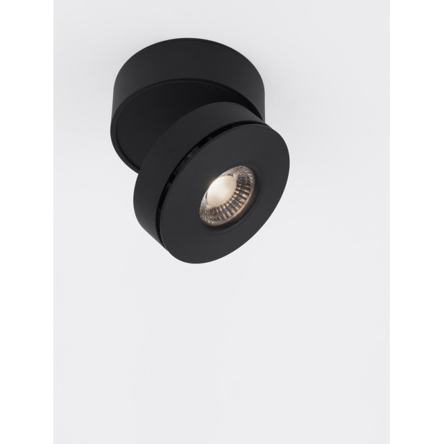 Sandy Black Aluminium LED 15 Watt IP20 220-240 Volt 900Lm Cree 3000K D: 10 H: 7 Adjustable Driver Included