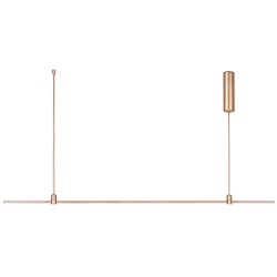 Magnetic Tubular Structure Satin Gold Aluminium IP20 Included Driver 60 Watt AC220-240V Output 24V DC L: 150 H: 75 cm