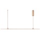 Magnetic Tubular Structure Satin Gold Aluminium IP20 Included Driver 60 Watt AC220-240V Output 24V DC L: 150 H: 75 cm