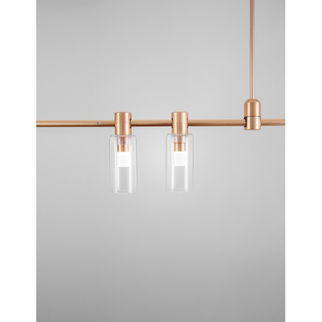 Magnetic Tubular Structure Satin Gold Aluminium IP20 Included Driver 60 Watt AC220-240V Output 24V DC L: 150 H: 75 cm