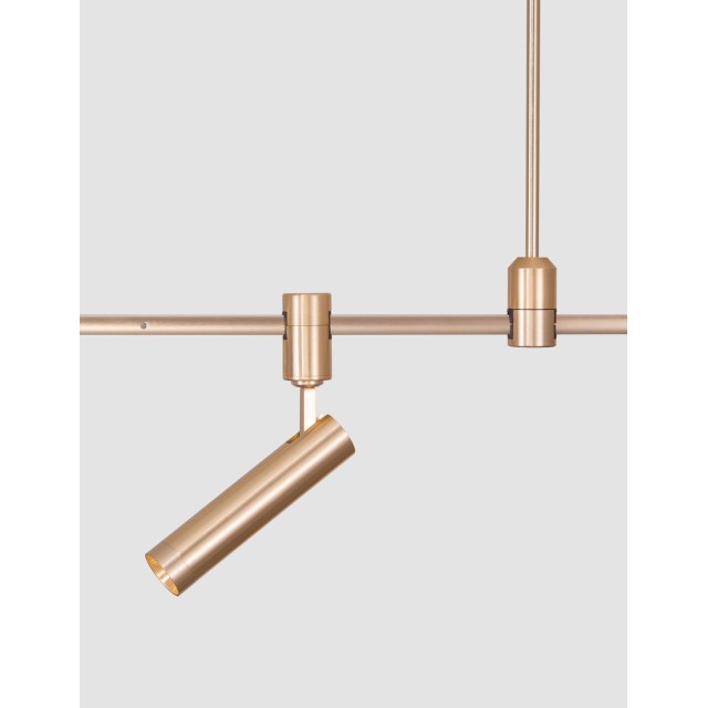 Magnetic Tubular Structure Satin Gold Aluminium IP20 Included Driver 60 Watt AC220-240V Output 24V DC L: 150 H: 75 cm