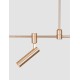 Magnetic Tubular Structure Satin Gold Aluminium IP20 Included Driver 60 Watt AC220-240V Output 24V DC L: 150 H: 75 cm