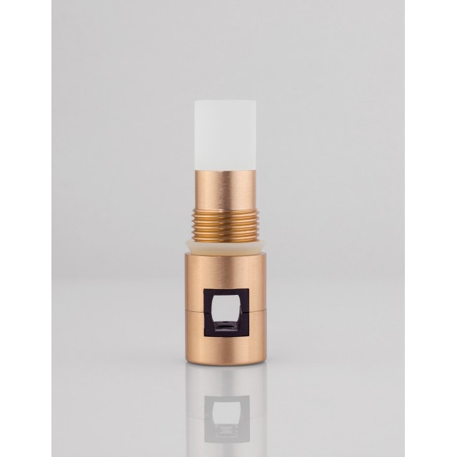 Satin Gold Aluminium 5W DC24V Philips D: 3 H: 9.2 600Lm 3000K IP20