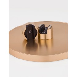 Satin Gold Aluminium 15W DC24V Osram D: 16 H: 5 1100Lm 3000K IP20