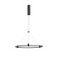 Magnetic Circular Structure Sandy Black Aluminium IP20 Included Driver 60 Watt AC220-240V Output 24V DC D: 60 H: 120 cm