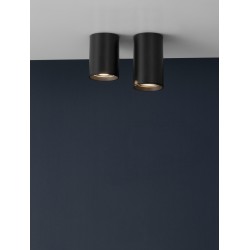 Sandy Black Aluminium LED GU10 1x10 Watt IP20 AC220-240 Volt D: 6 H: 10 cm