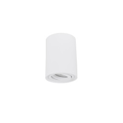 Sandy White Aluminium LED GU10 1x10 Watt IP20 220-240 Volt Bulb Excluded D: 8.5 H: 11.5 cm