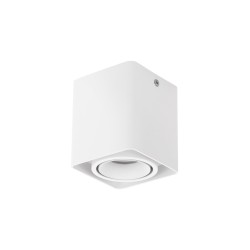 Sandy Black Aluminium LED GU10 1x10 Watt IP20 AC220-240 Volt L: 8.5 W: 8.5 H: 10 cm