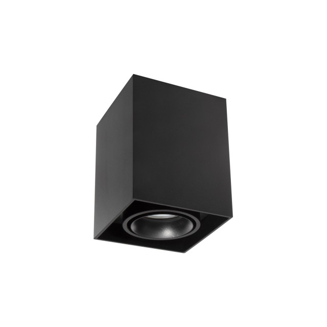 Sandy Black Aluminium LED GU10 1x10 Watt IP20 AC220-240 Volt L: 9.6 W: 9.6 H: 12.5 cm